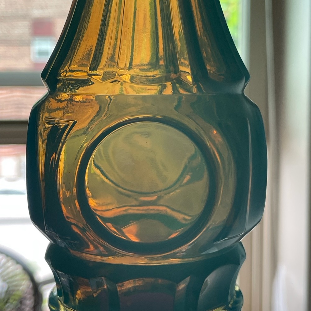 Blue Opaline Glass Vase - Picture 12 of 12